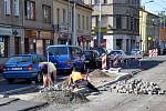 Rekonstrukce Masarykovy ulice v Trnovanech vstoupila do druhé fáze.