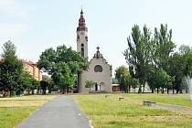 Kostel Církve československé husitské v Duchcově.
