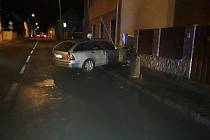 Dopravní nehoda v Sobědruhách.
