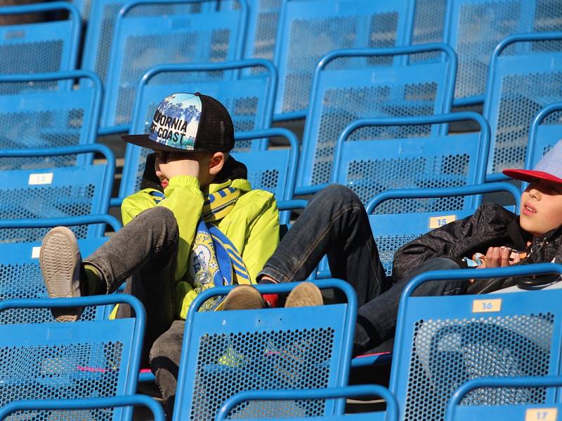 Fanoušci na fotbale Teplice - Příbram