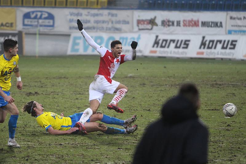 Tepličtí fotbalisté remizovali se Slavií doma 1:1.