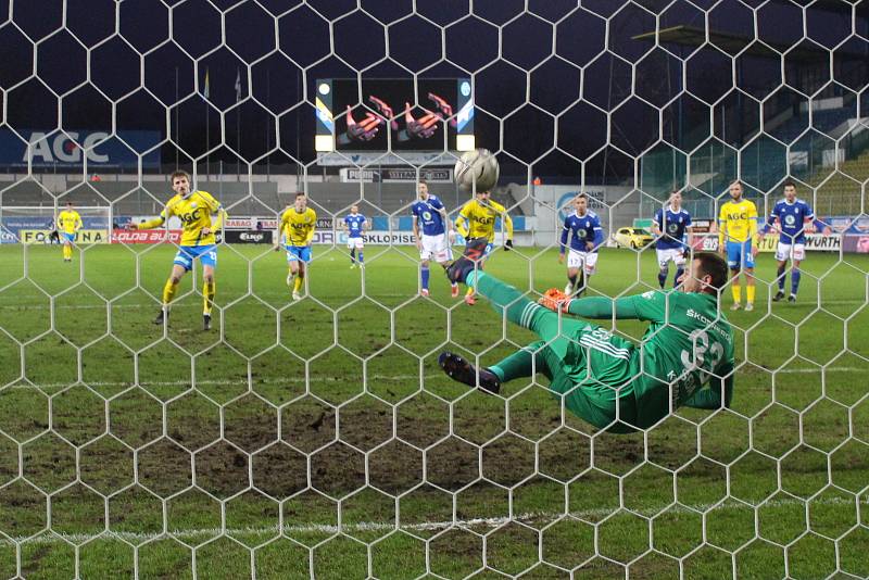 Teplice v posledním kole roku 2021 doma prohrály s Mladou Boleslaví 0:1.