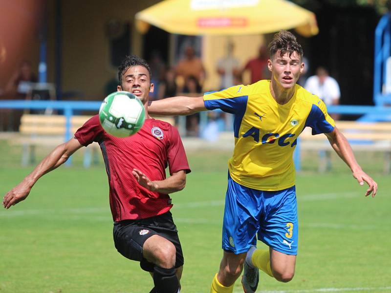 Zápas juniorské ligy mezi FK Teplice a AC Sparta Praha