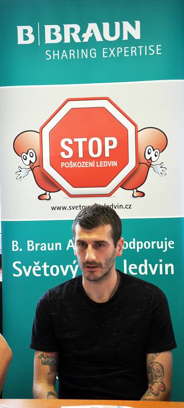 Světový den ledvin připadá na čtvrtek 9. března.  Jeho ambasadorem pro Ústecký kraj se letos stal záložník FK Teplice Admir Ljevakovič.
