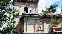 Dubí Tschinkelova vila - bývalá léčebna, nyní ruina