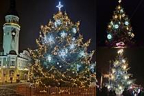 Vánoční stromy v Bílině, Proseticích a Rtyni nad Bílinou