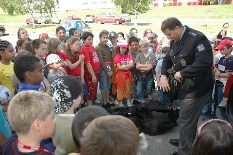 Den s policií na Základní škole Prosetice