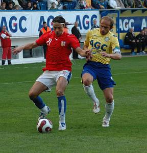 Fotbalové utkání české reprezentace s FK Teplice