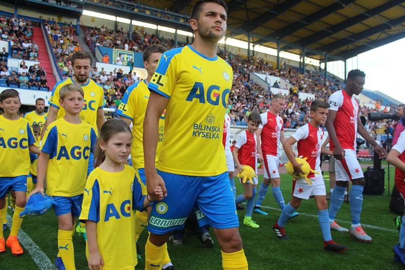 Zápas 2. kola FK Teplice - SK Slavia Praha