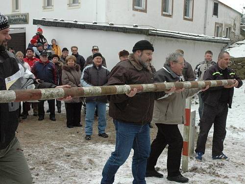 Odstranění poslední hraniční závory v České republice