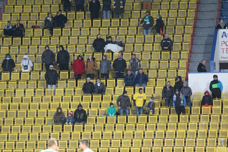 Fanoušci na zápase Teplice - Bohemians