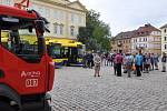 Představení nových hybridních trolejbusů v Teplicích.