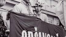 Generální stávka v Teplicích listopad 1989