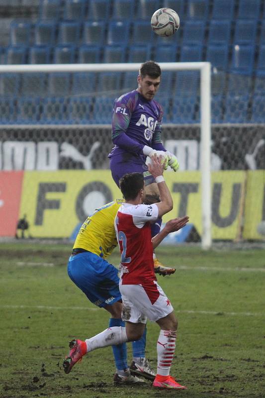 Tepličtí fotbalisté remizovali se Slavií doma 1:1.