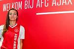 Lucie Voňková v dresu Ajaxu.