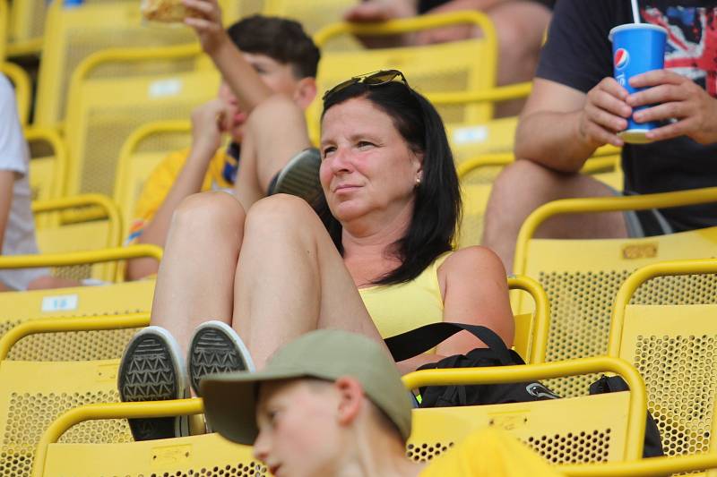 Diváci na fotbale Teplice - Zlín