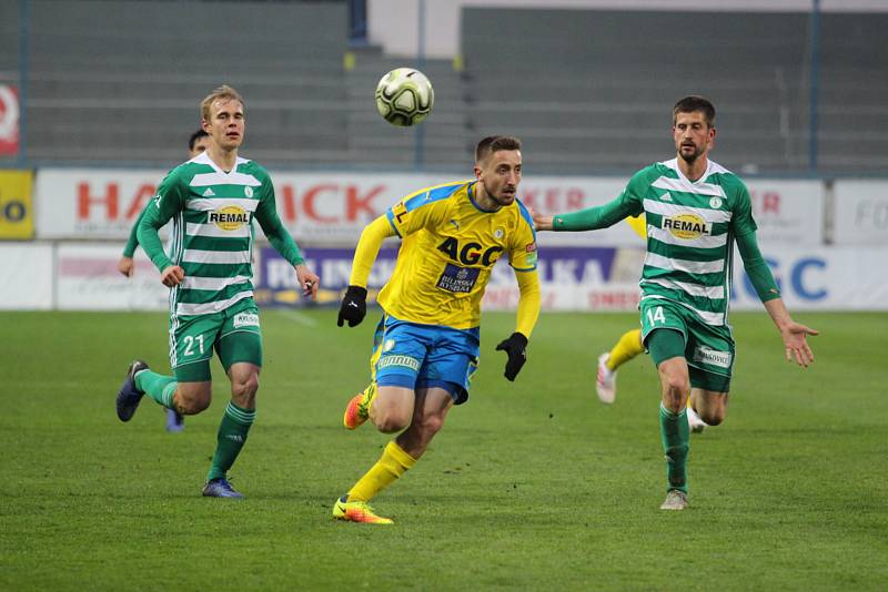 Teplice v 28. kole FORTUNA:LIGY prohrály doma s Bohemians 1:2.