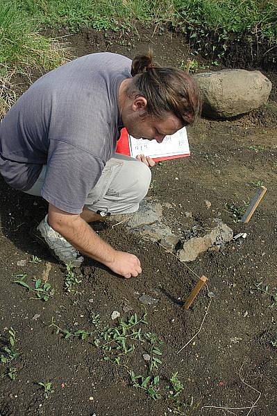 Archeologové v Bystřanech