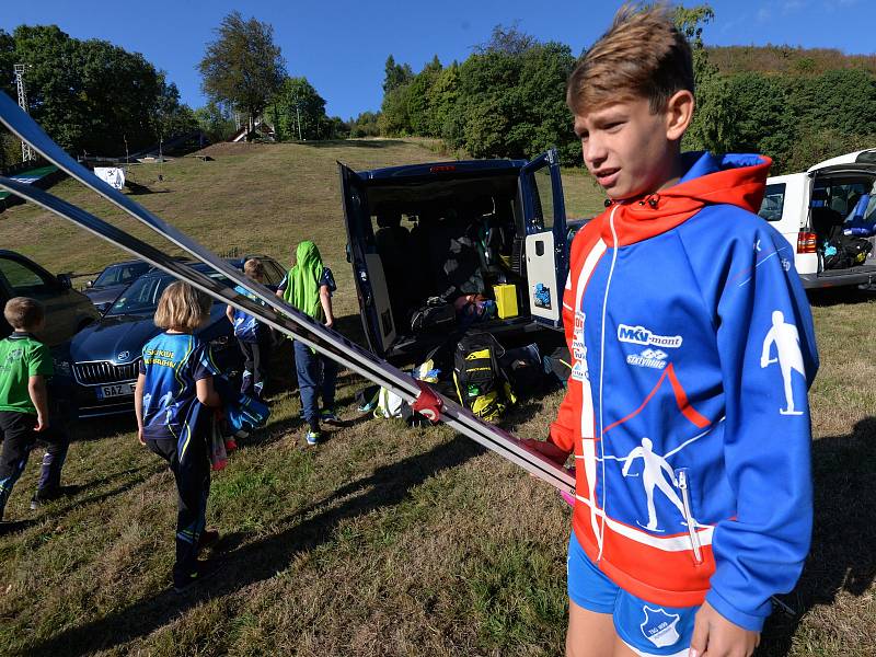 Na Krásné vyhlídce v Oseku se konala skokanská soutěž mistrovství ČR mládeže.