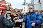 9. Vánoční trhy na Zámeckém náměstí pořádáné Lions Clubem Teplice