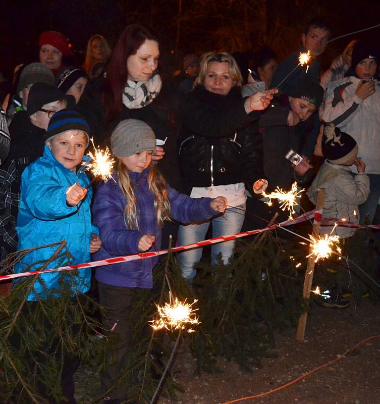 Rozsvícení vánočního stromu v Proseticích