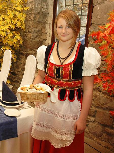 Na hradě v Krupce prezentují svatební tabule pro rok 2009