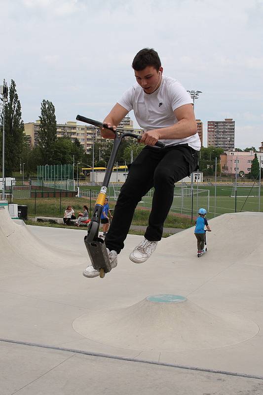 Skatepark Anger v Teplicích je po skončení karantény v obležení.