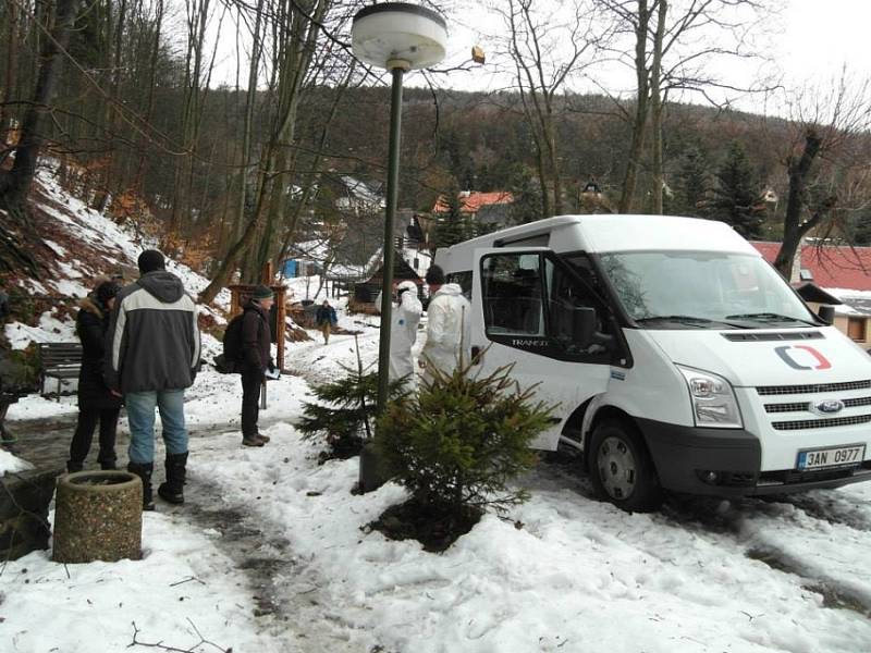 Štáb televize zavítal do štoly 