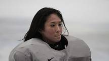 Trénink japonského dívčího týmu do 18 let v Teplicích