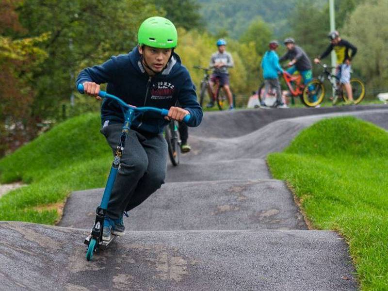 Pumptrackové hřiště. Ilustrační foto.