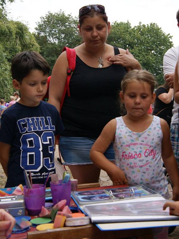 Akce Z pohádky do pohádky na Doubravce v Teplicích, sobota 3. září 2016 (odpolední část pro děti).