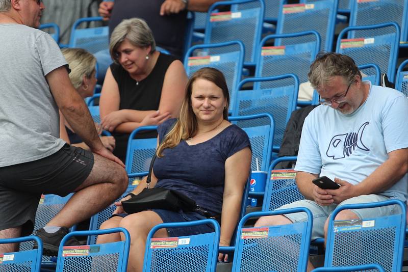 Diváci na fotbale Teplice - Zlín