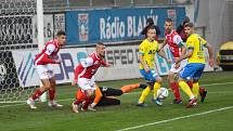 Teplice v důležitém utkání doma prohrály s Pardubicemi 1:2