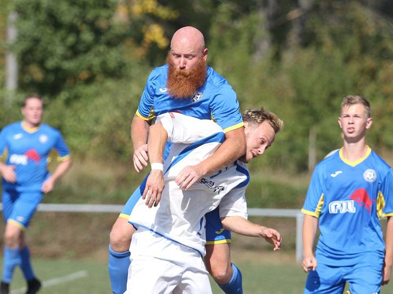 V okresním přeboru porazily Sobědruhy Lahošť těsně 1:0.