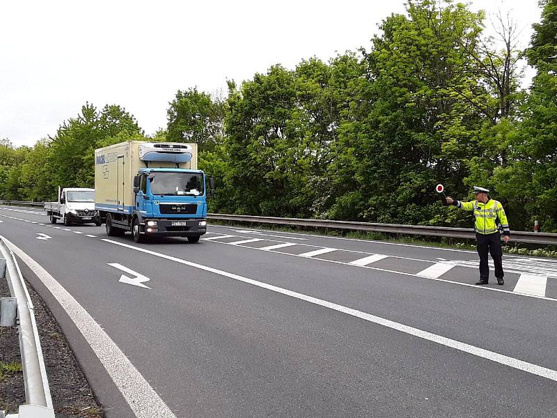 Dopravní policisté se zaměřili na nákladní dopravu.