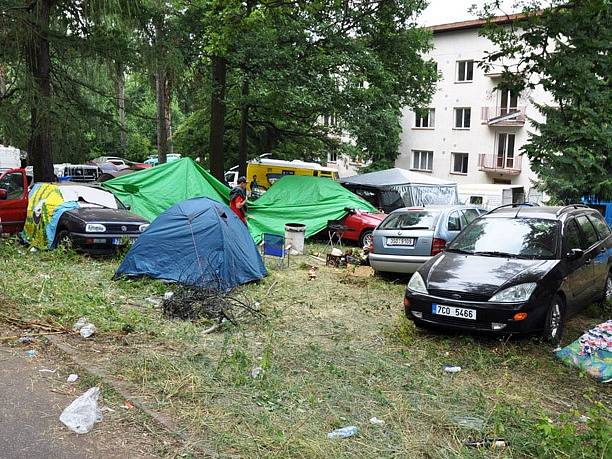 Technoparty v Červeném Újezdu na Teplicku