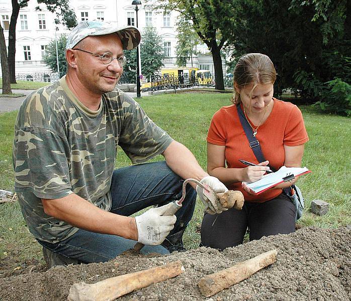 Archeologové v Teplicích - Lipové ulici