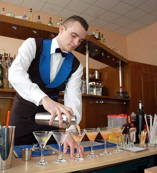 Barmanský kurz na Hotelové škole Teplice