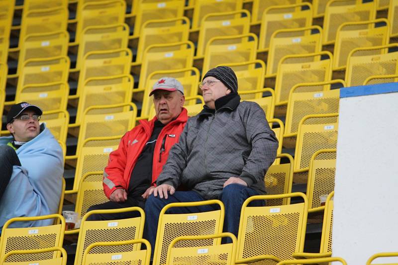 Fanoušci na zápase Teplice - Bohemians