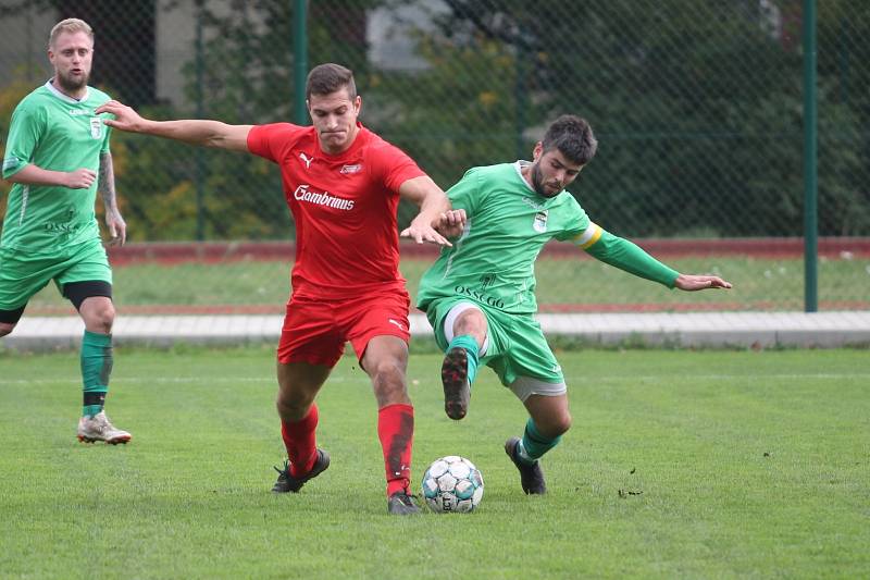 Osek (v zeleném) - Lenešice 4:2