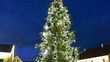 Vánoční strom v Modlanech