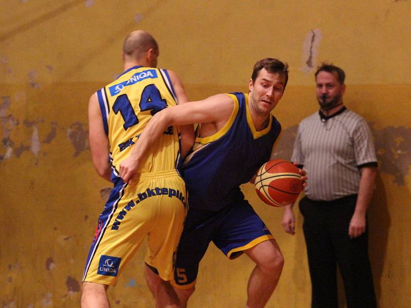 Basketbalisté Teplic hráli doma se Slavojem Litoměřice C