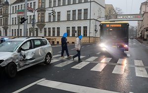 Nehoda v Alejní ulici Teplice.