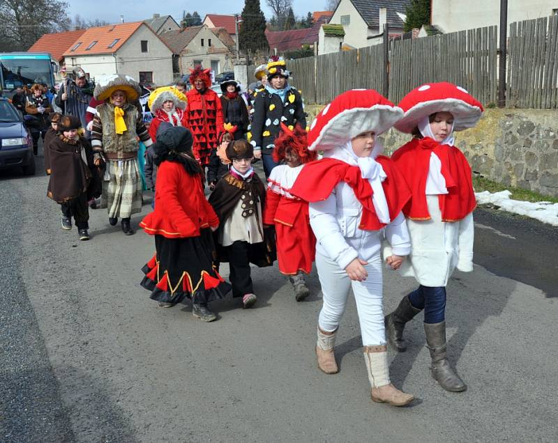 Masopustní veselici si užívali v sobotu v Červeném Újezdu 