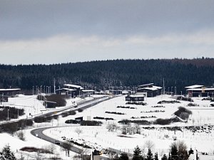 Na hraničním přechodu Cínovec – Altenberg (na snímku) je klid.