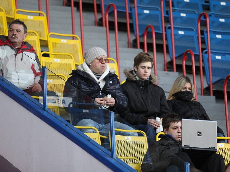 Diváci na fotbale Teplice - Plzeň