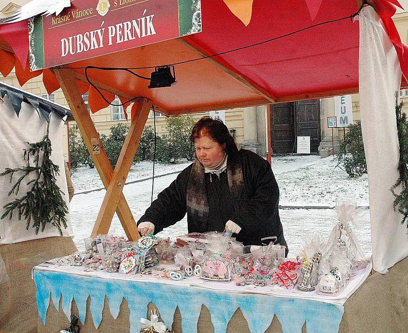 Vánoční trhy na Zámeckém náměstí v Teplicích