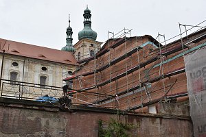 Rekonstrukce Českého domu v Duchcově.