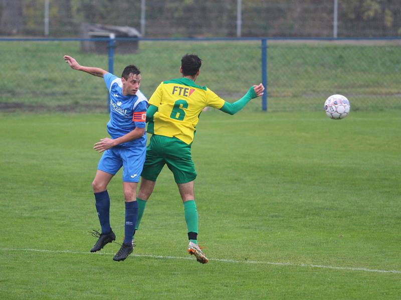 Duchcov (v modrém) - Postoloprty 3:1