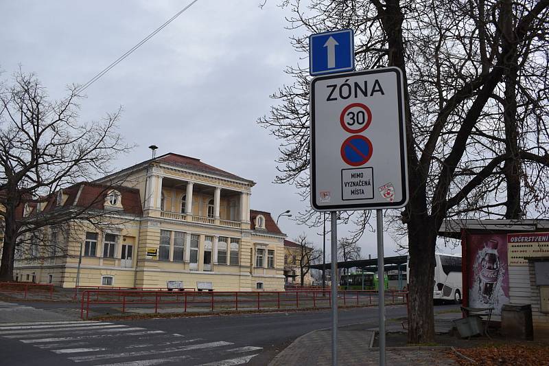 Bývalé autobusové nádraží v Teplicích.